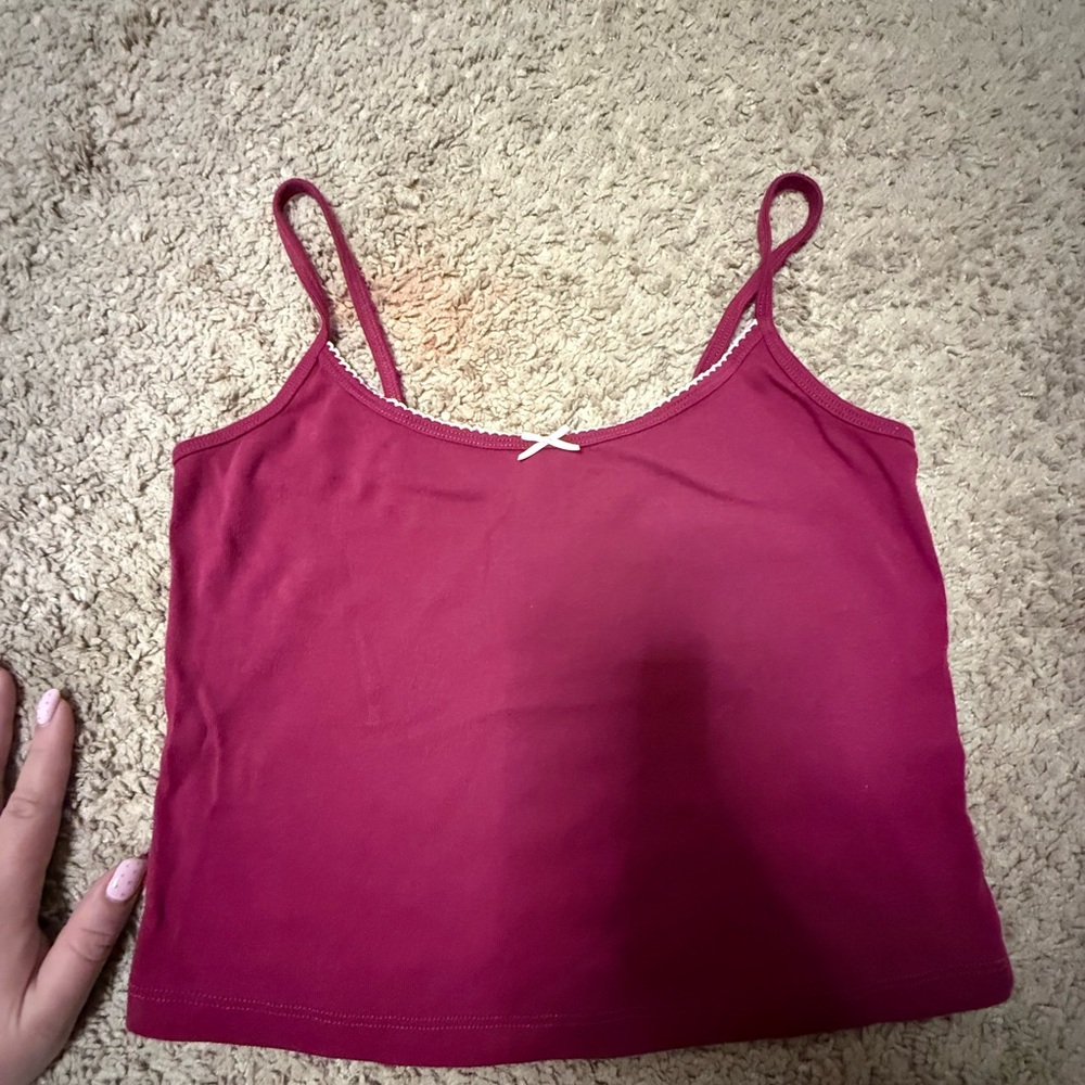 Garage Deep Red Camisole Top